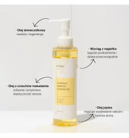 iUNIK - Calendula Complete Cleansing Oil - Olejek do Demakijażu z Ekstraktem z Nagietka - 200ml