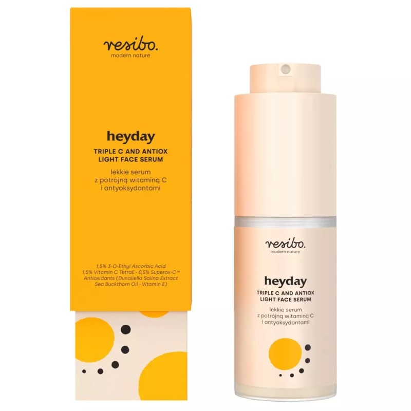 Resibo - Heyday - Lekkie Serum z Potrójną Witaminą C i Antyoksydantami - 30 ml