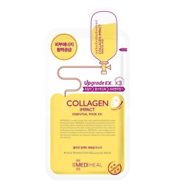 MEDIHEAL - Collagen Impact Essential Mask - Maseczka Przeciwzmarszczkowa w Płachcie z Kolagenem - 24 ml