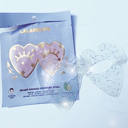 Lala Recipe - Heart Goggle Moisture Mask - Hydrożelowa Maska w Płachcie pod Oczy - 1 szt